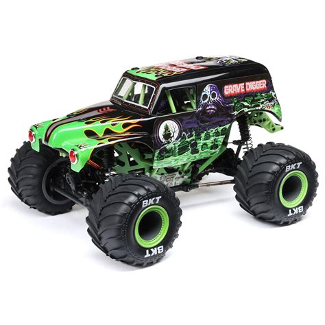 grave digger mini monster truck|losi 1 18 mini lmt.